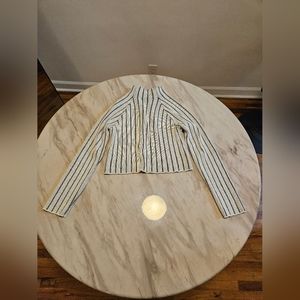 ASOS knitted cropped sweater gray size US 2